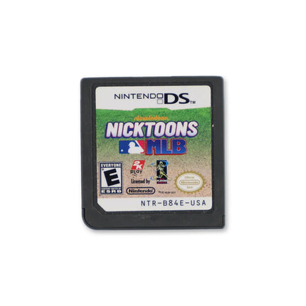 Nicktoons MLB for Nintendo DS - Cartridge front with label - Game only.