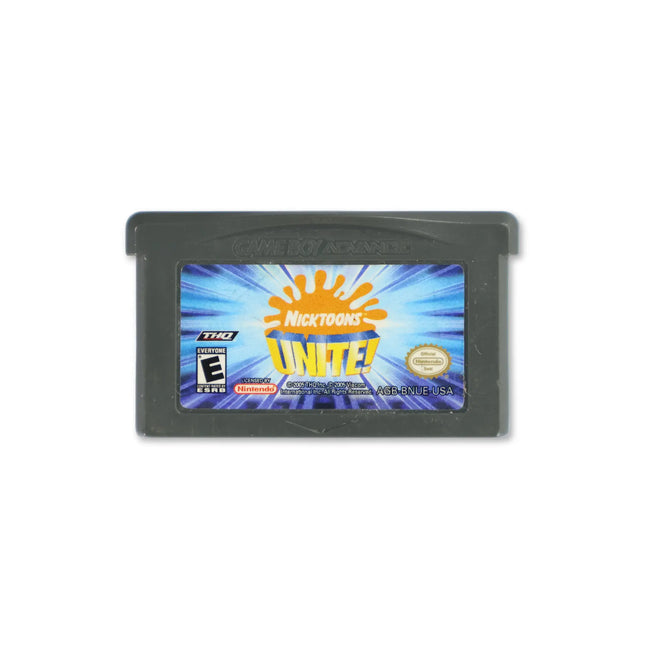 Nicktoons Unite for Nintendo Game Boy Advance - Cartridge front with label - Game only.
