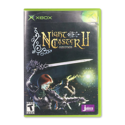 Night Caster II Equinox for Microsoft Xbox - Case front cover - Complete in box or case and game.