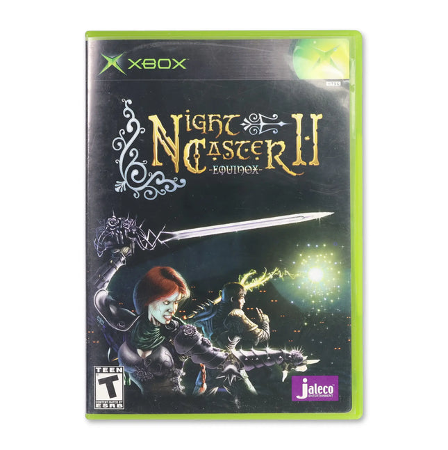 Night Caster II Equinox for Microsoft Xbox - Case front cover - Complete in box or case and game.