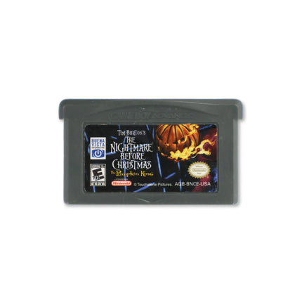 Nightmare Before Christmas: The Pumpkin King for Nintendo Game Boy Advance - Cartridge front with label - Game only.