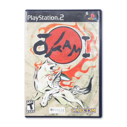 Okami for Sony PlayStation 2 - Case front cover - Complete in box or case and game.