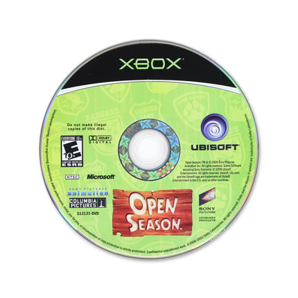 Open Season for Microsoft Xbox - Disc front with label - Game only.