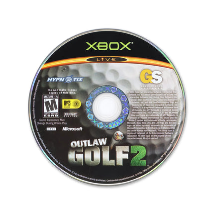 Outlaw Golf 2 for Microsoft Xbox - Disc front with label - Game only.