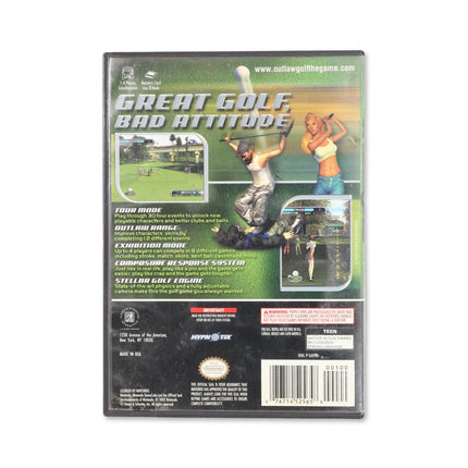 Outlaw Golf for Nintendo GameCube - Case back cover - Product gallery.