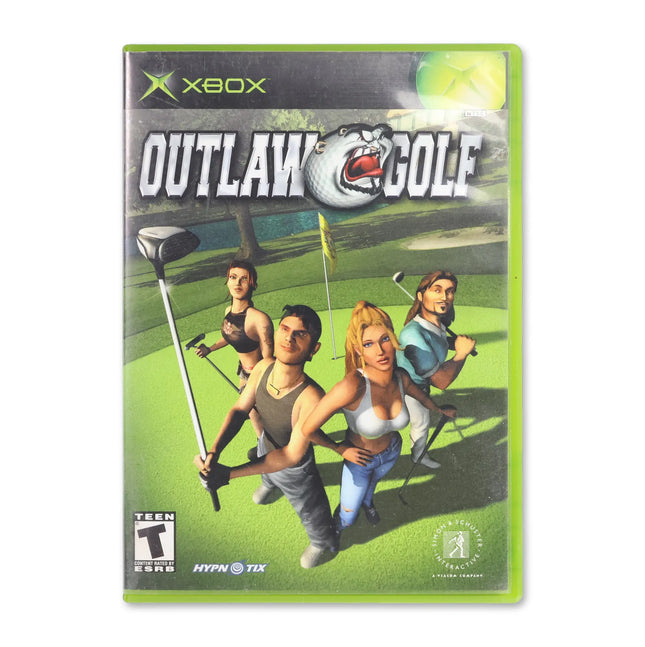 Outlaw Golf for Microsoft Xbox - Case front cover - Complete in box or case and game.