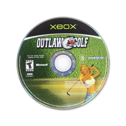 Outlaw Golf for Microsoft Xbox - Disc front with label - Game only.