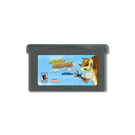 Over the Hedge Hammy Goes Nuts for Nintendo Game Boy Advance - Cartridge front with label - Game only.