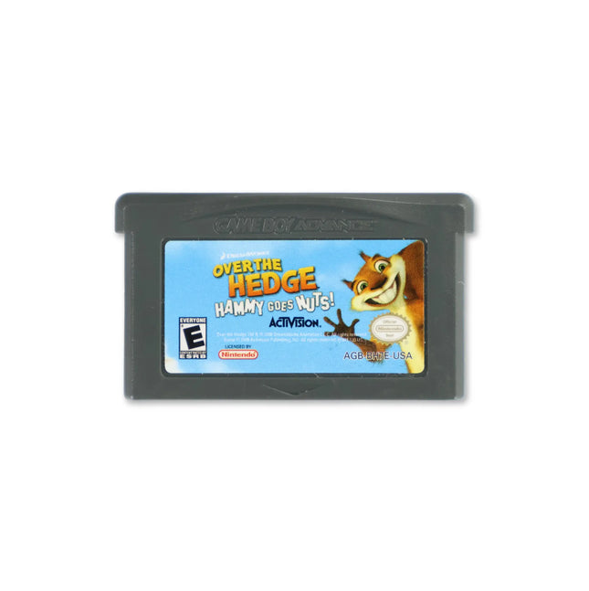 Over the Hedge Hammy Goes Nuts for Nintendo Game Boy Advance - Cartridge front with label - Game only.