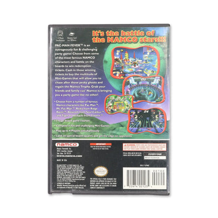 Pac-Man Fever for Nintendo GameCube - Case back cover - Product gallery.