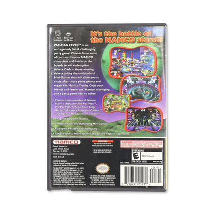 Pac-Man Fever [Player's Choice] for Nintendo GameCube - Case back cover - Product gallery.