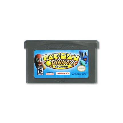 Pac-Man Pinball for Nintendo Game Boy Advance - Cartridge front with label - Game only.