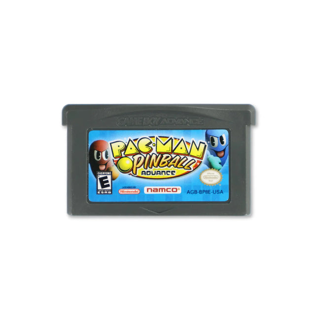 Pac-Man Pinball for Nintendo Game Boy Advance - Cartridge front with label - Game only.