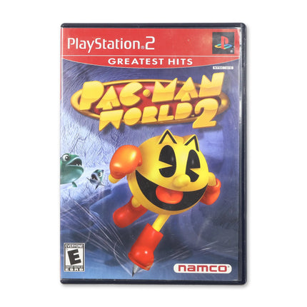 Pac-Man World 2 [Greatest Hits] for Sony PlayStation 2 - Case front cover - Complete in box or case and game.