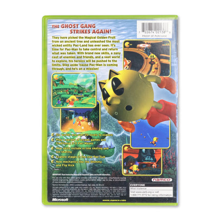 Pac-Man World 2 for Microsoft Xbox - Case back cover - Product gallery.