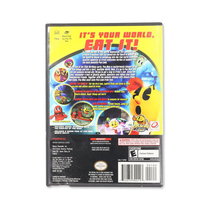 Pac-Man World 3 for Nintendo GameCube - Case back cover - Product gallery.