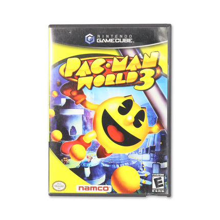 Pac-Man World 3 for Nintendo GameCube - Case front cover - Complete in box or case and game.