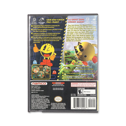 Pac-Man vs & Pac-Man World 2 for Nintendo GameCube - Case back cover - Product gallery.