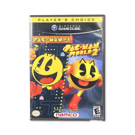 Pac-Man vs & Pac-Man World 2 for Nintendo GameCube - Case front cover - Complete in box or case and game.