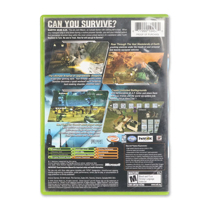 Pariah for Microsoft Xbox - Case back cover - Product gallery.
