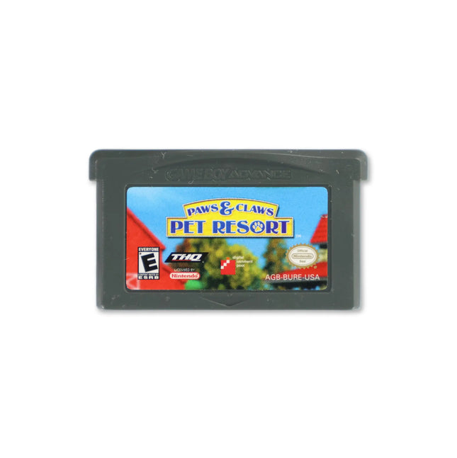 Paws & Claws Pet Resort for Nintendo Game Boy Advance - Cartridge front with label - Game only.