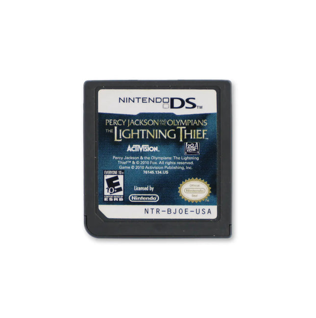 Percy Jackson & the Olympians: The Lightning Thief for Nintendo DS - Cartridge front with label - Game only.