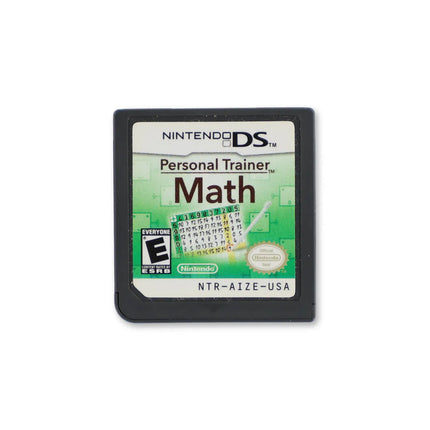 Personal Trainer Math for Nintendo DS - Cartridge front with label - Game only.