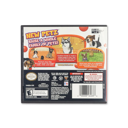 Petz Dogz Pack for Nintendo DS - Box back - Product gallery.