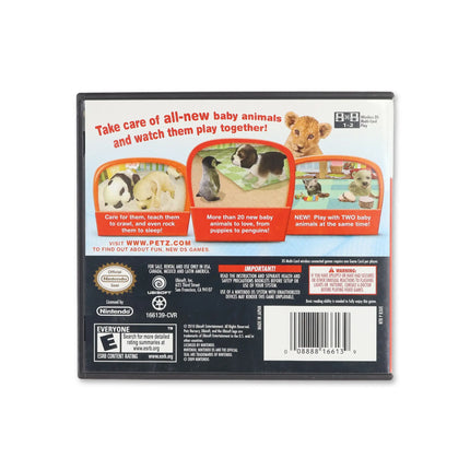 Petz: Nursery 2 for Nintendo DS - Box back - Product gallery.
