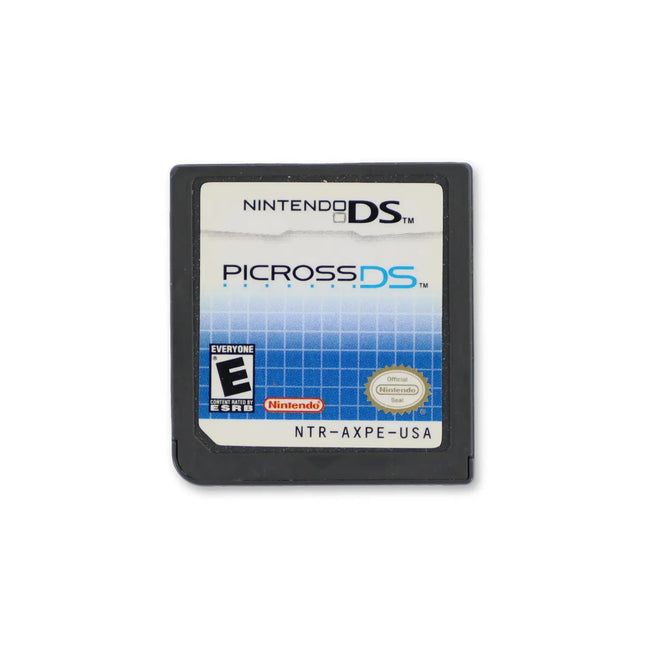 Picross DS for Nintendo DS - Cartridge front with label - Game only.