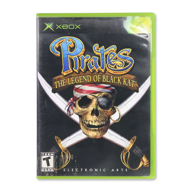 Pirates Legend of Black Kat for Microsoft Xbox - Case front cover - Complete in box or case and game.