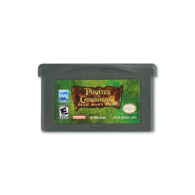 Pirates of the Caribbean Dead Man's Chest for Nintendo Game Boy Advance - Cartridge front with label - Game only.