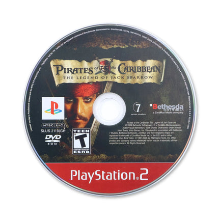 Pirates of the Caribbean [Greatest Hits] for Sony PlayStation 2 - Disc front with label - Game only.