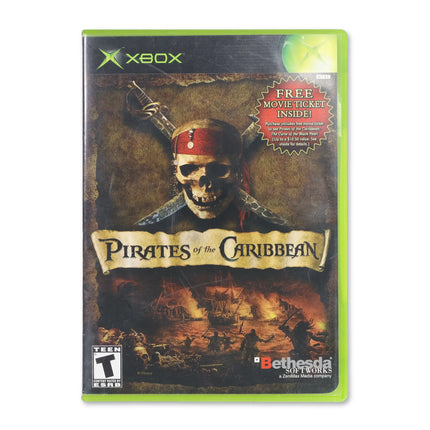 Pirates of the Caribbean for Microsoft Xbox - Case front cover - Complete in box or case and game.