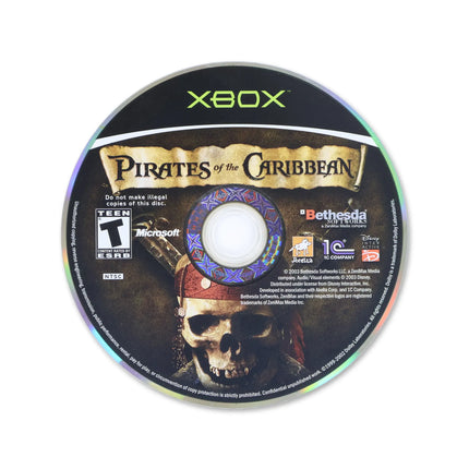 Pirates of the Caribbean for Microsoft Xbox - Disc front with label - Game only.
