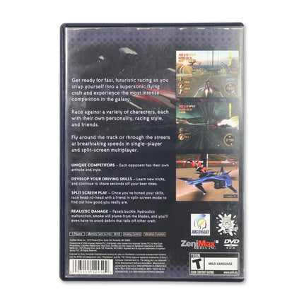 Power Drome for Sony PlayStation 2 - Case back cover - Product gallery.