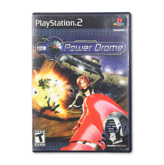 Power Drome for Sony PlayStation 2 - Case front cover - Complete in box or case and game.