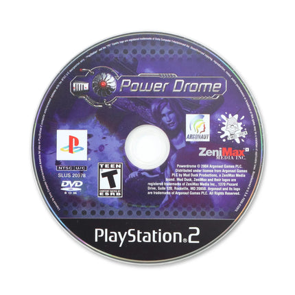 Power Drome for Sony PlayStation 2 - Disc front with label - Game only.