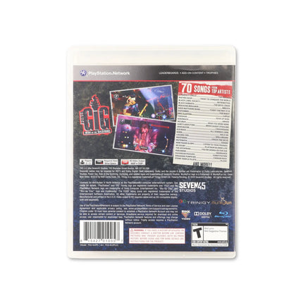 Power Gig: Rise of the SixString for PlayStation 3 - Box back - Product gallery.