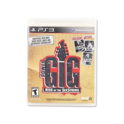 Power Gig: Rise of the SixString for PlayStation 3 - Box front - Complete in box or box and game.