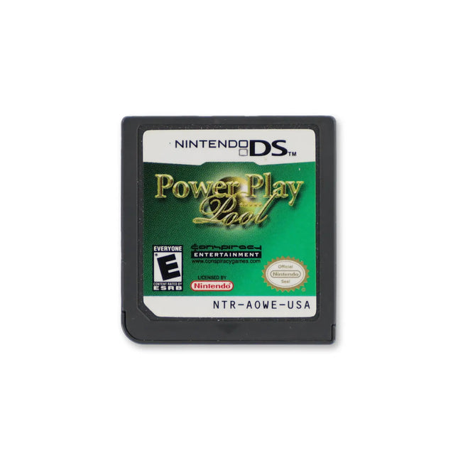 Power Play Pool for Nintendo DS - Cartridge front with label - Game only.