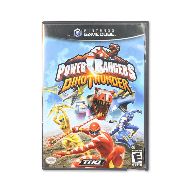 Power Rangers Dino Thunder for Nintendo GameCube - Case front cover - Complete in box or case and game.