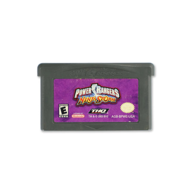 Power Rangers Ninja Storm for Nintendo Game Boy Advance - Cartridge front with label - Game only.