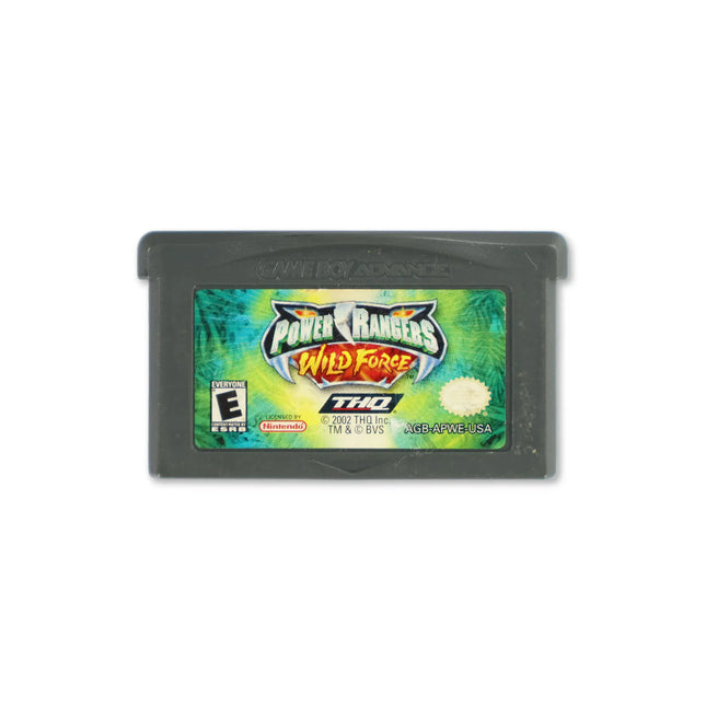 Power Rangers Wild Force for Nintendo Game Boy Advance - Cartridge front with label - Game only.