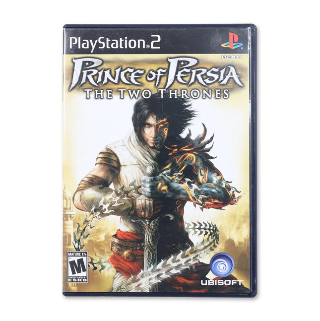 Prince of Persia Two Thrones for Sony PlayStation 2 - Case front cover - Complete in box or case and game.