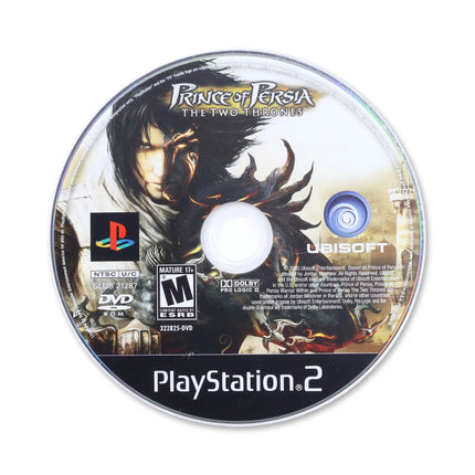 Prince of Persia Two Thrones for Sony PlayStation 2 - Disc front with label - Game only.