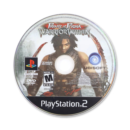 Prince of Persia Warrior Within for Sony PlayStation 2 - Disc front with label - Game only.
