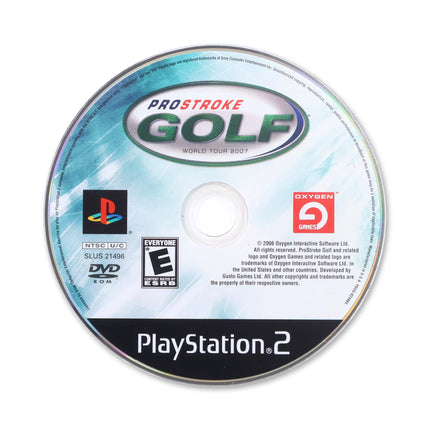 ProStroke Golf for Sony PlayStation 2 - Disc front with label - Game only.