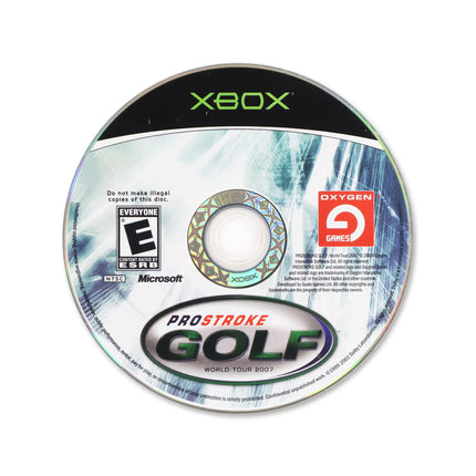 ProStroke Golf World Tour 2007 for Microsoft Xbox - Disc front with label - Game only.