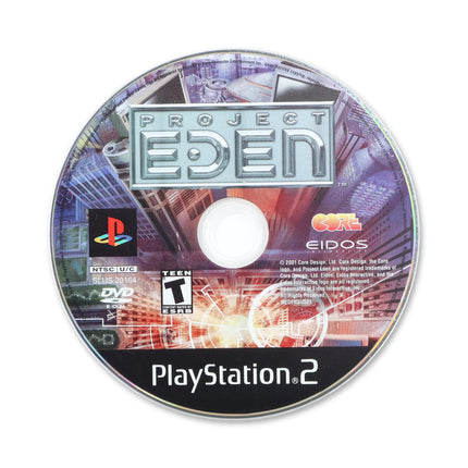 Project Eden for Sony PlayStation 2 - Disc front with label - Game only.